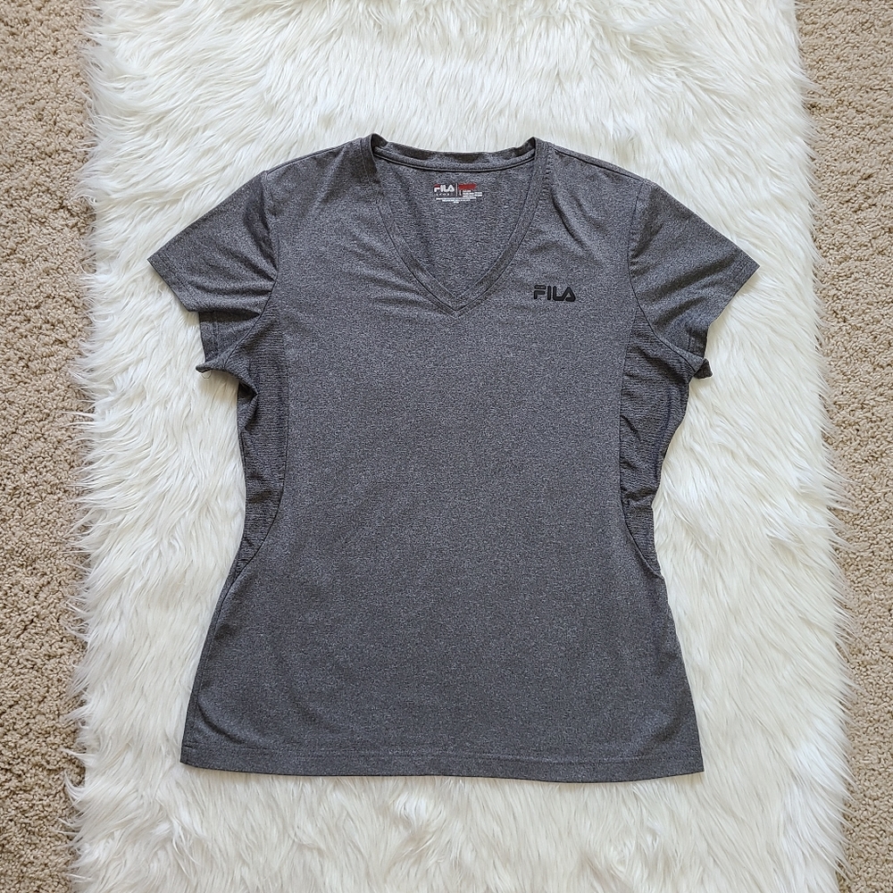 Fila Grey Short Sleeved Top Women's
